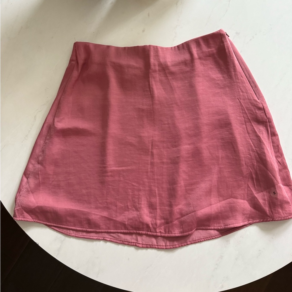 NWT American Eagle Pink Satin Skirt